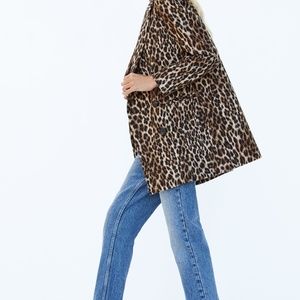 leopard print jacket zara